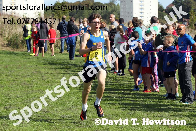Boys and girls under-15s 2019 Sunderland Harriers Open Cross Country. Photo:  David T. Hewitson/Sports for All Pics